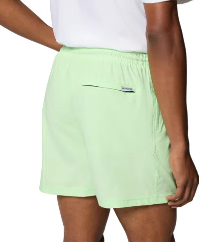 Columbia Men's Performance Rambler Logo Swim Trunks In Green