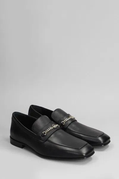 Christian Louboutin Mj Moc Calf Leather Loafers In Black