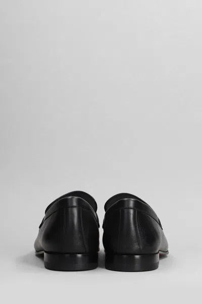 Christian Louboutin Mj Moc Calf Leather Loafers In Black