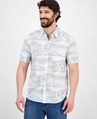 Tommy Bahama Men's San Lucio Corsica Coast Shirt In Gray