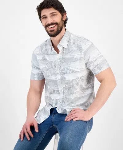 Tommy Bahama Men's San Lucio Corsica Coast Shirt In Gray