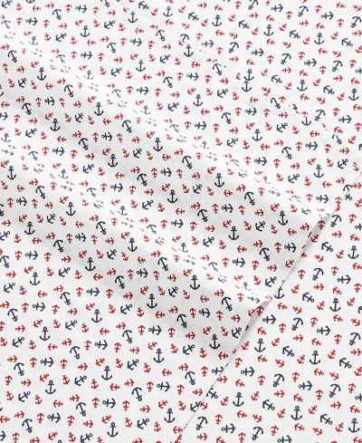 Tommy Hilfiger Printed 200-thread Count Cotton Percale 4-pc. Sheet Set, King In Pink