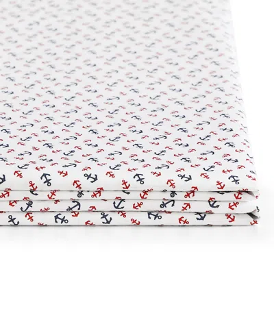 Tommy Hilfiger Printed 200-thread Count Cotton Percale 4-pc. Sheet Set, King In Pink