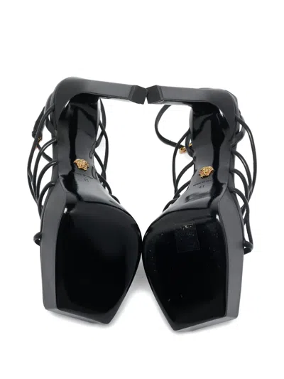 Pre-owned Versace 160mm Leather Heeled Sandals