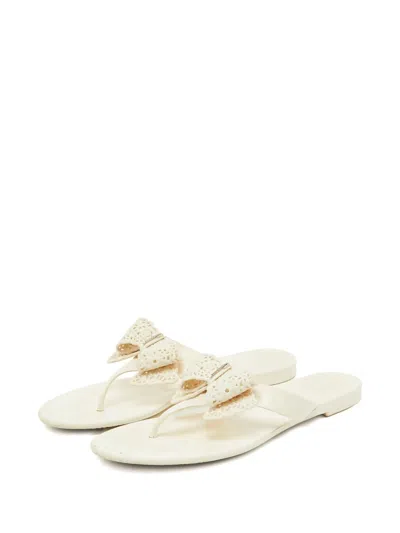 Pre-owned Ferragamo Bow-detail Flat Sandals