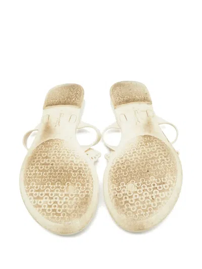 Pre-owned Ferragamo Bow-detail Flat Sandals