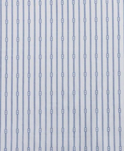 Tommy Hilfiger Printed 200-thread Count Cotton Percale 3-pc. Sheet Set, Twin In Blue