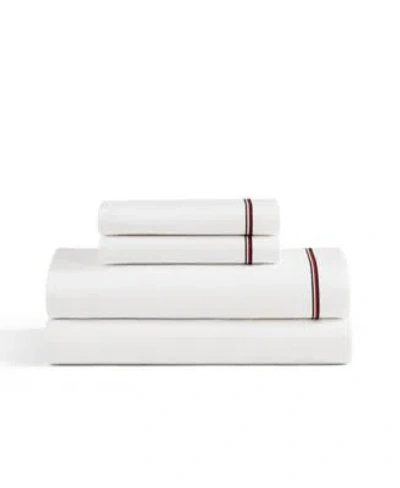 Tommy Hilfiger Printed 200 Thread Count Cotton Percale Sheet Set In Multi