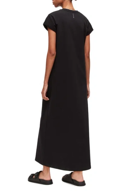 Allsaints Anna Short-sleeve Cotton Maxi Dress