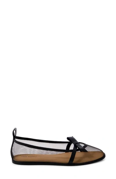 Free People Mania Mesh Bow Flat