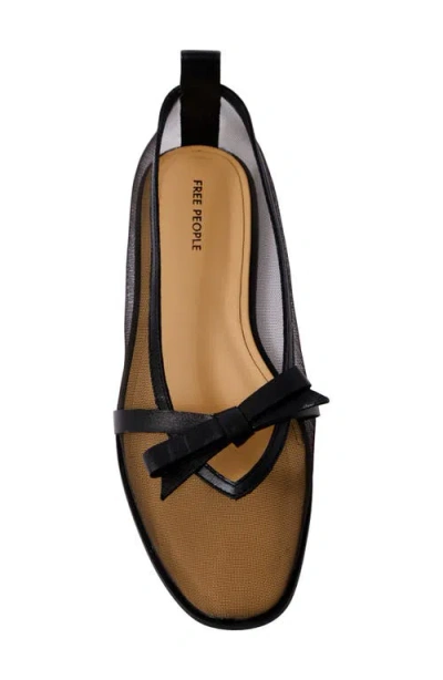 Free People Mania Mesh Bow Flat