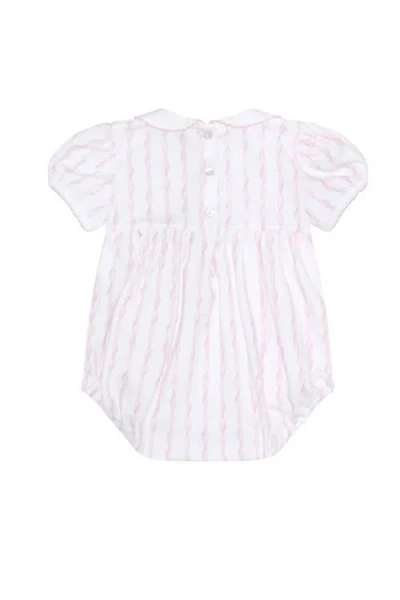 Nellapima Pink Twirls Smocked Bubble