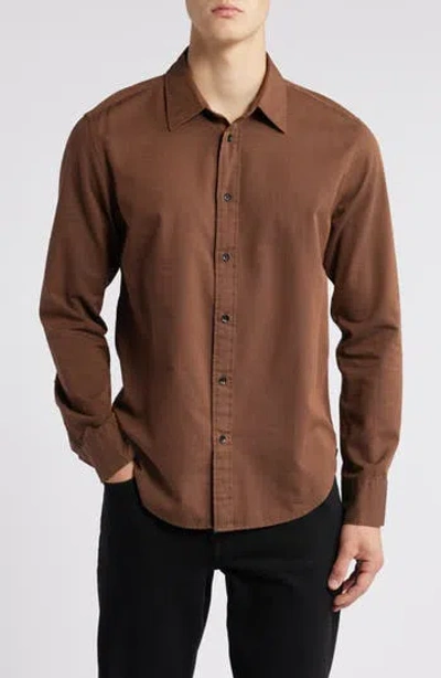 Rag & Bone Tomlin Cotton Dobby Button-up Shirt
