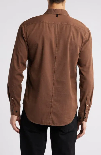 Rag & Bone Tomlin Cotton Dobby Button-up Shirt