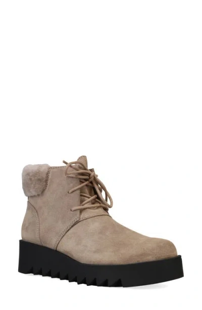 Eileen Fisher Desert Shearling Suede Ankle Booties