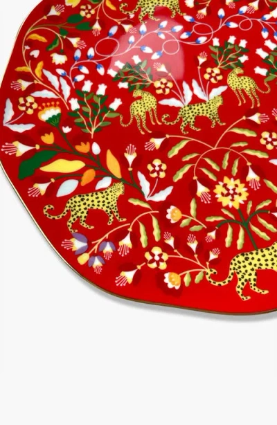 Jessie Zhao New York Leopards Forest Bone China Salad Plates, Set Of Four