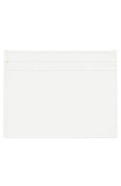 Christian Louboutin Loubi54 Leather Card Holder In White