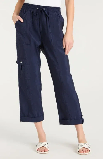 Cinq À Sept Marlease Crop Pants In Blue