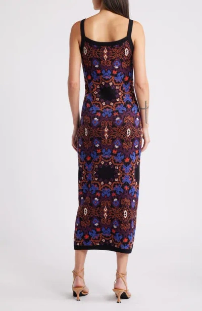 Cleobella Payton Pattern Cotton Midi Sweater Dress