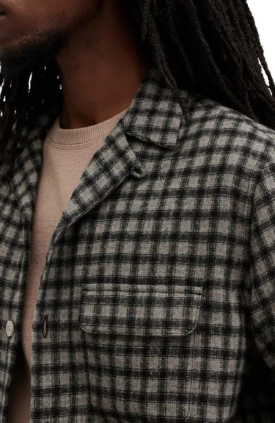Allsaints Alkame Relaxed Fit Check Button-up Shirt
