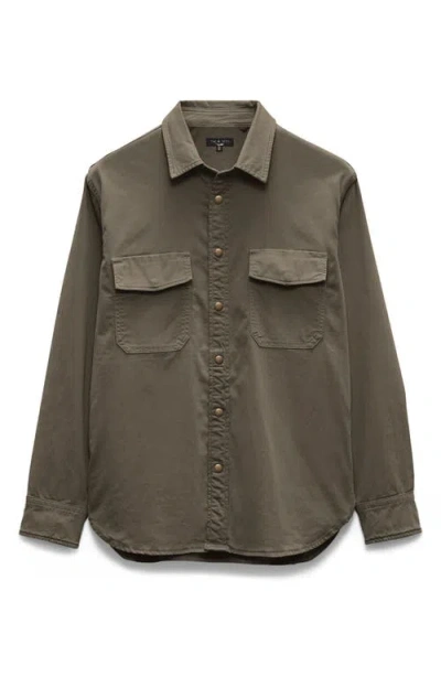 Rag & Bone Stretch Cotton Cpo Button-up Shirt