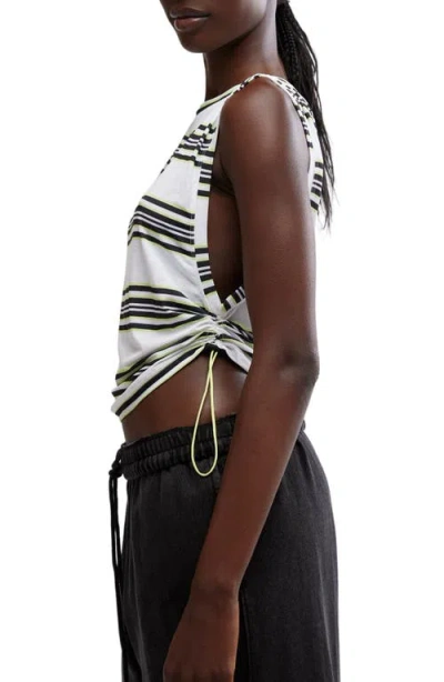 Free People Stripe Sport Mode Muscle T-shirt