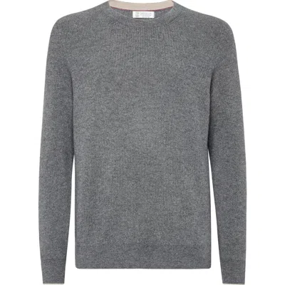 Brunello Cucinelli English Rib Knit Sweater