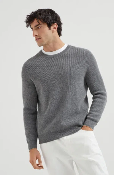 Brunello Cucinelli English Rib Knit Sweater