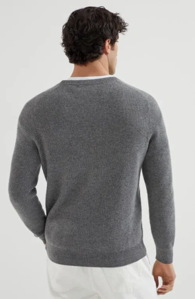 Brunello Cucinelli English Rib Knit Sweater