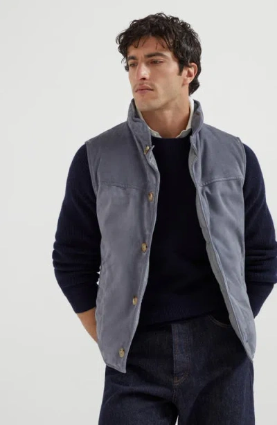 Brunello Cucinelli Cashmere Ribbed Sweater In Black