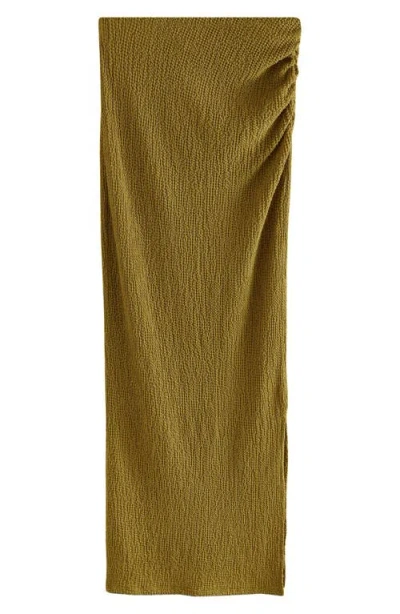 Next Textured Maxi Skirt In Green