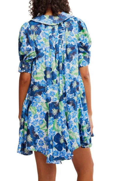 Free People Moon Chaser Tiered Shift Minidress