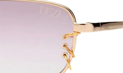 Dezi Hooked 54mm Rectangular Sunglasses