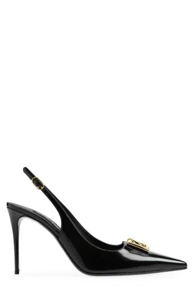 Dolce & Gabbana Dolce&gabbana Lollo Pointed Toe Slingback Pump