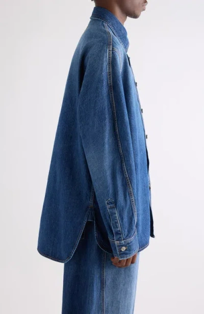 Givenchy Classic Denim Shirt With Button-up Front