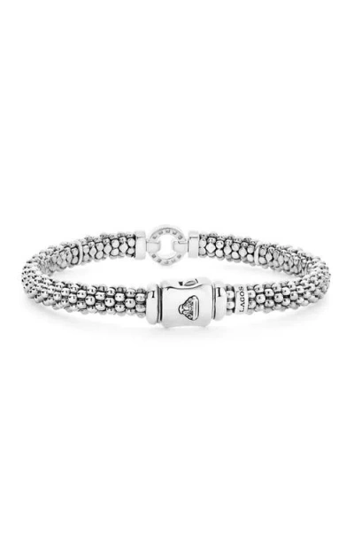 Lagos Enso Diamond Station Bracelet In Metallic