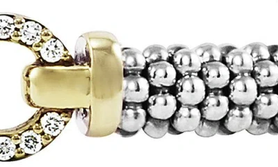 Lagos Enso Diamond Station Bracelet In Metallic