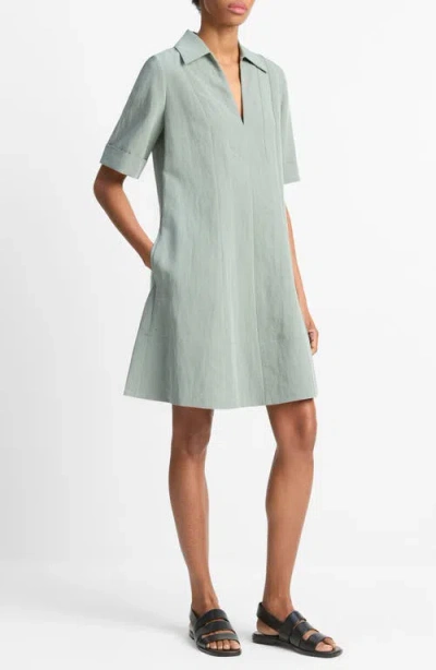 Vince Short Sleeve A Line Short Dress