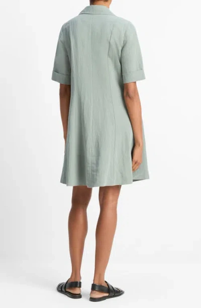 Vince Short Sleeve A Line Short Dress