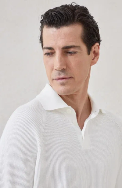 Brunello Cucinelli Polo-style Sweater In White