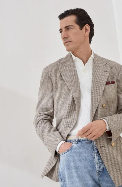 Brunello Cucinelli Polo-style Sweater In White