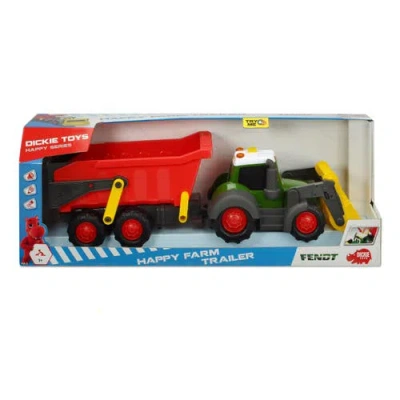 Dickie Toys Hk Ltd Dickie Toys Happy Fendt 25 Inch Farm Truck And Trailer