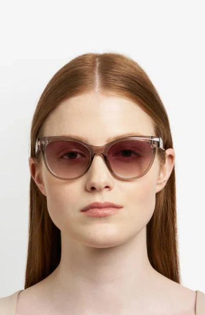Fossil 53mm Gradient Cat Eye Sunglasses
