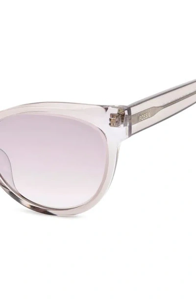 Fossil 53mm Gradient Cat Eye Sunglasses