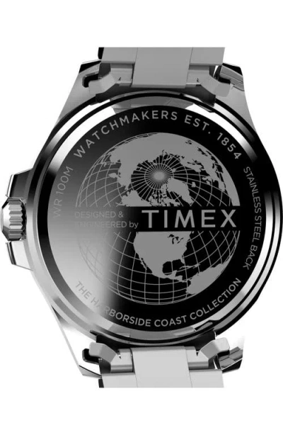 Timex Men's Deep Water Harborside Coast Stainless Steel Bracelet Watch/43mm