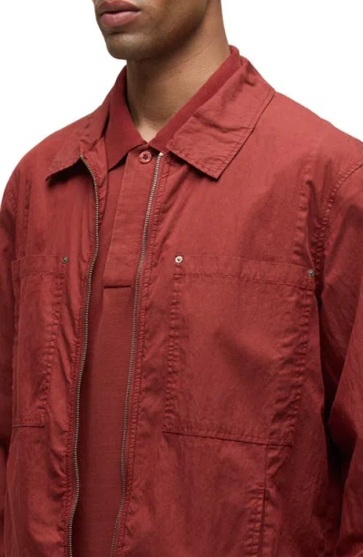 Hudson Jeans Work Jacket In Red