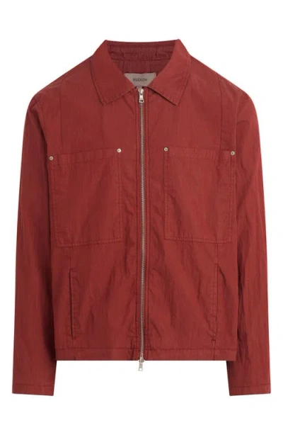 Hudson Jeans Work Jacket In Red