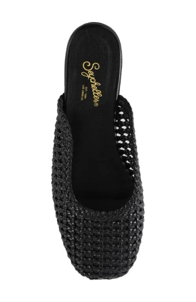 Seychelles Deco Woven Mule In Black
