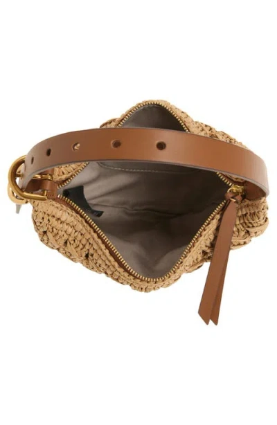 Rag & Bone Small Mercer Woven Straw Hobo Bag