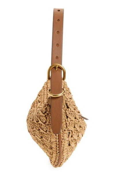Rag & Bone Small Mercer Woven Straw Hobo Bag